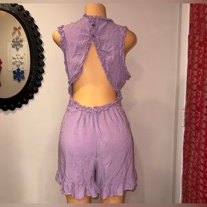 NWOT ROMPER PURPLE SIZE L NEVER WEAR